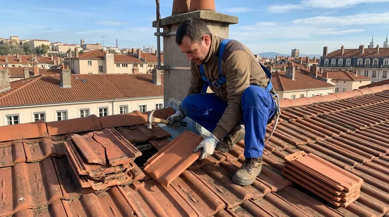 Remplacement & Réparation de tuiles Lyon