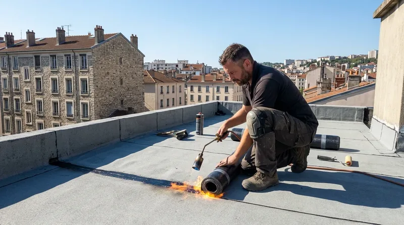 Étanchéité toiture-terrasse Lyon
